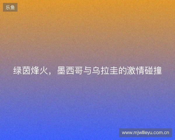 绿茵烽火，墨西哥与乌拉圭的激情碰撞